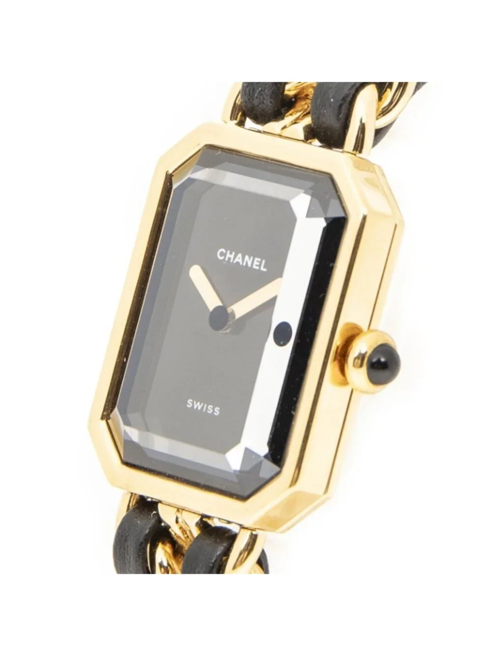 Chanel Premiere Black Gold Plated Shoulder Bag
